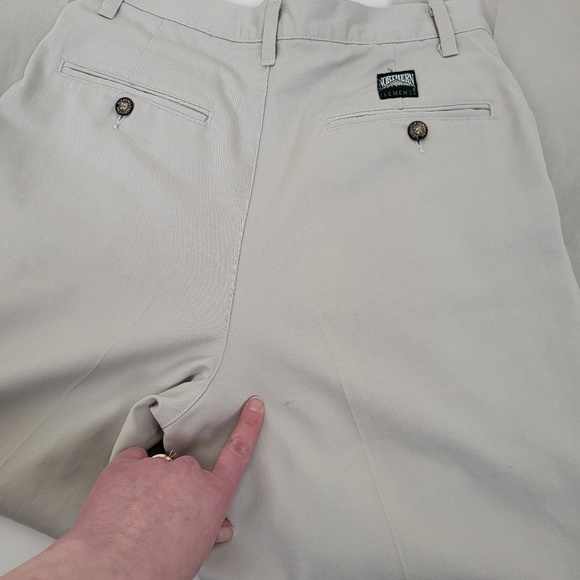 90's Khaki Pants Tapered Boot Cut High Waisted High Rise - Picture 11 of 12